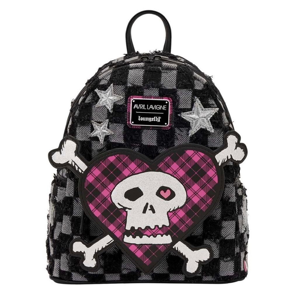 Loungefly Avril Lavigne Logo Mini Backpack NWT